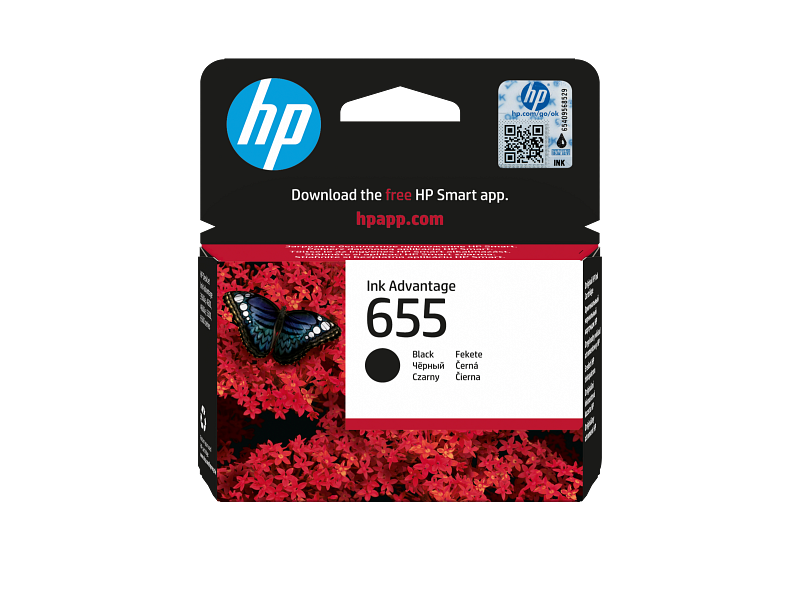HP 655 Black Ink Cartridge