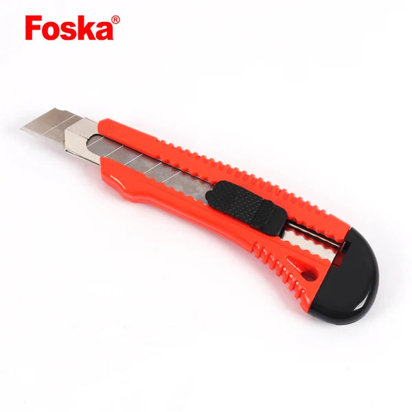 Heavy Duty Retractable Box Cutter with Snap-Off Blade