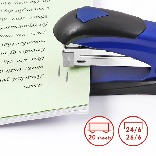 Metal Stapler with Built-In Staple Remover – 20/30 Sheets
