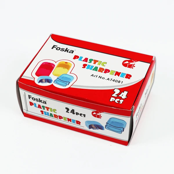 Transparent Pencil Sharpener with Lid
