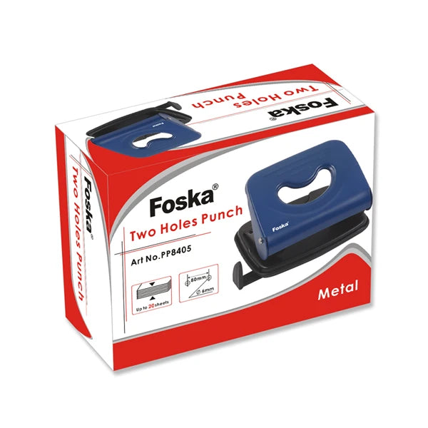 Metal Office Paper Hole Punch – 20 Sheets