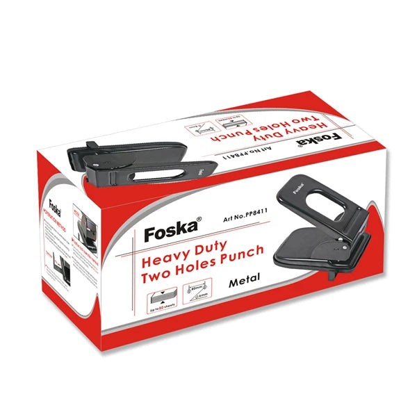 Heavy Duty Metal Paper Punch – 80 Sheets