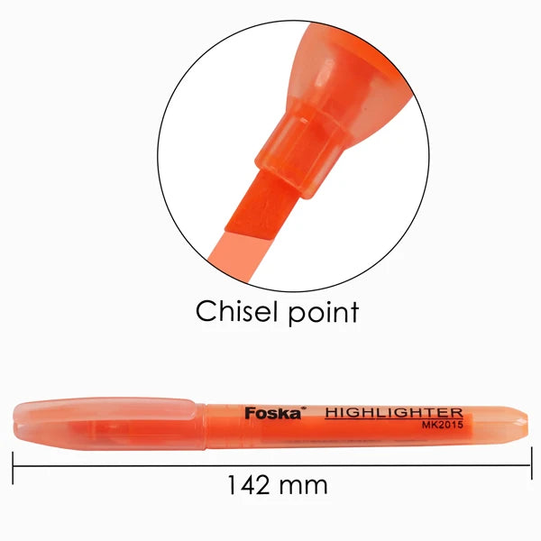 Transparent Barrel Highlighter Marker
