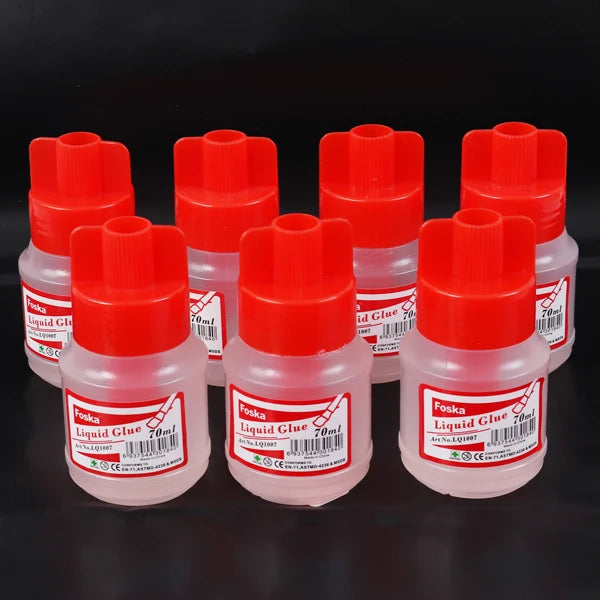 Clear Liquid Paper Glue 70g – Bottle with Brush