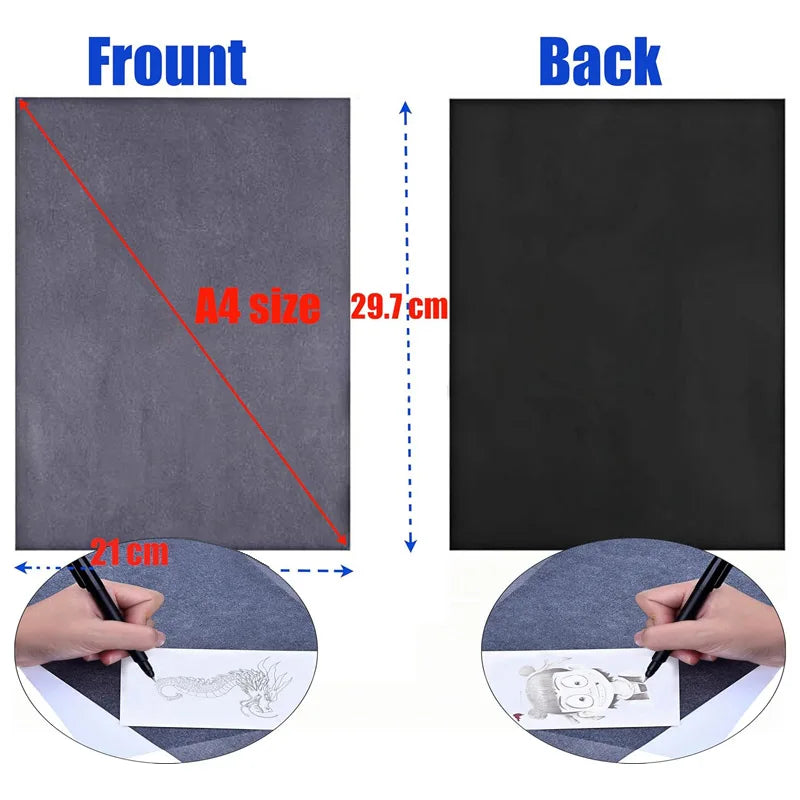 Carbon Paper Sheets A4 17gsm – Box of 100