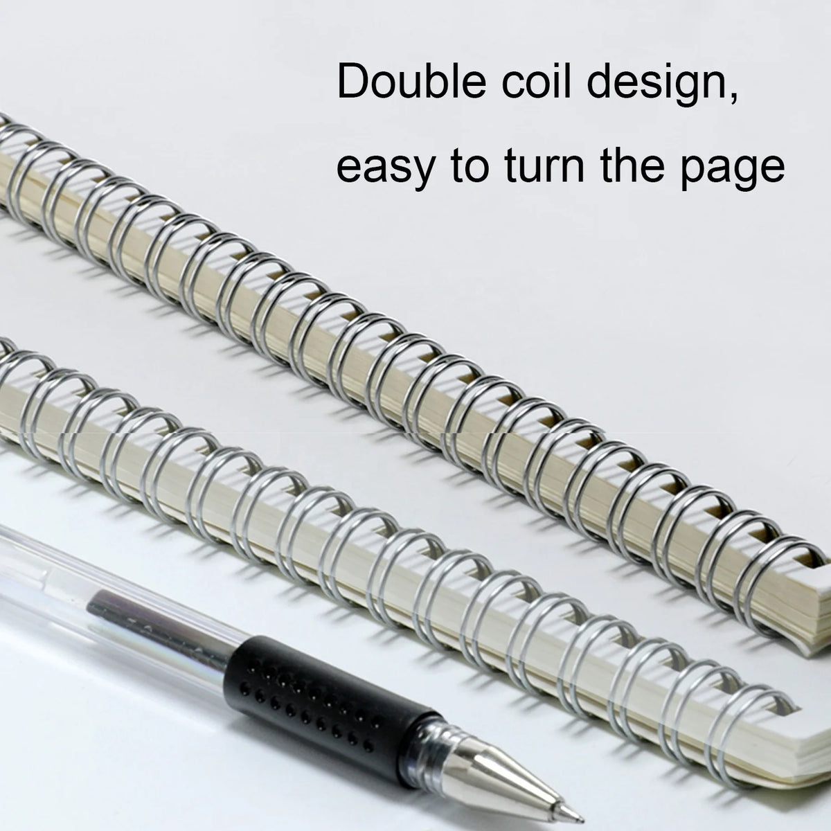 Hard Cover Spiral Coil Journal Notebook 60 Sheets