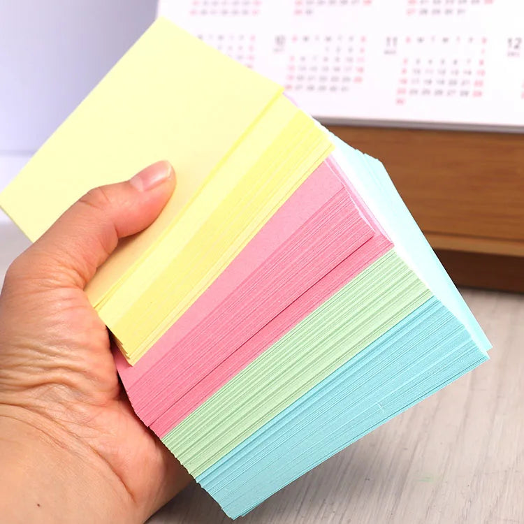 Four-Colour Sticky Memo Block 90 x 90 mm – 750 Sheets