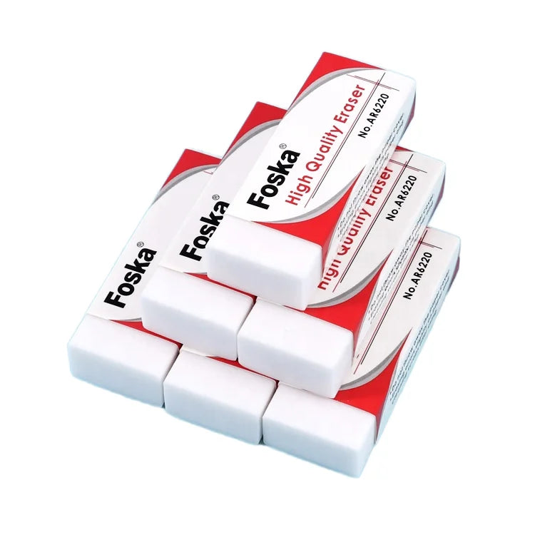 White 2B Student Eraser