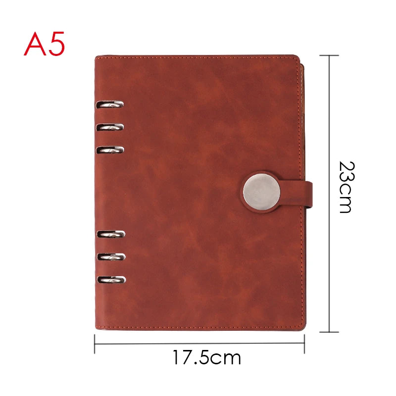 A5 Waterproof PU Leather Business Diary Notebook – 100 Sheets