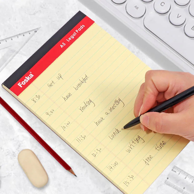 Yellow Legal Pad Wide Ruled 50 Sheets