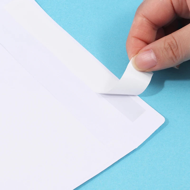 White Peel and Seal Window Mailing Envelope 110 x 220 mm – Pack of 25