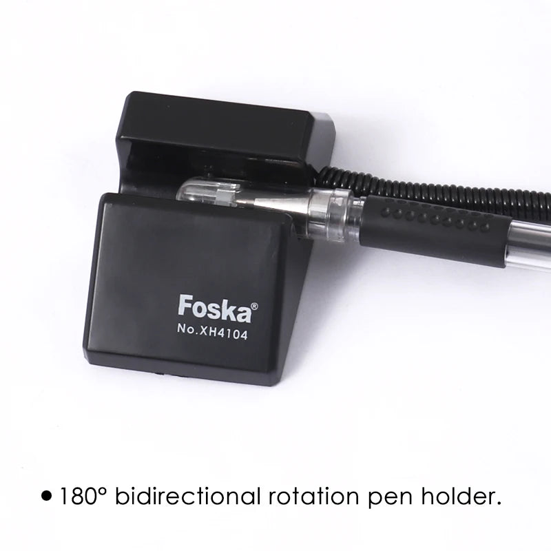 Desk Counter Gel Ink Pen with Security Chain