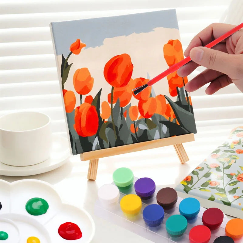 Non-Toxic Tempera Paint Set – 12 Colors