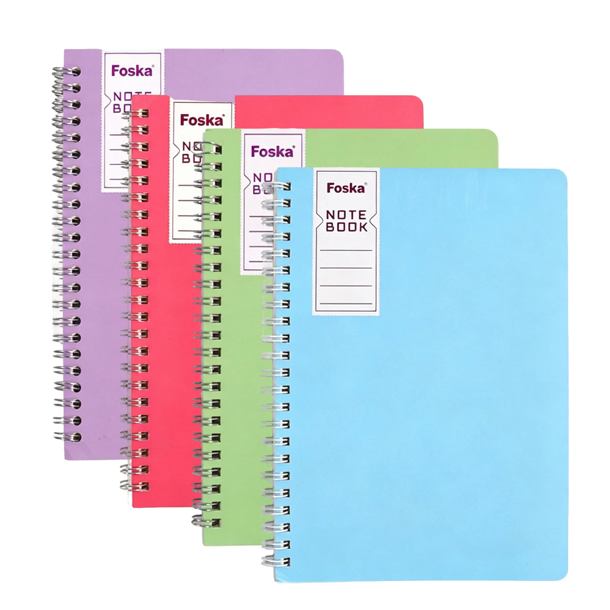 PP Cover Spiral Notepad 60 Sheets