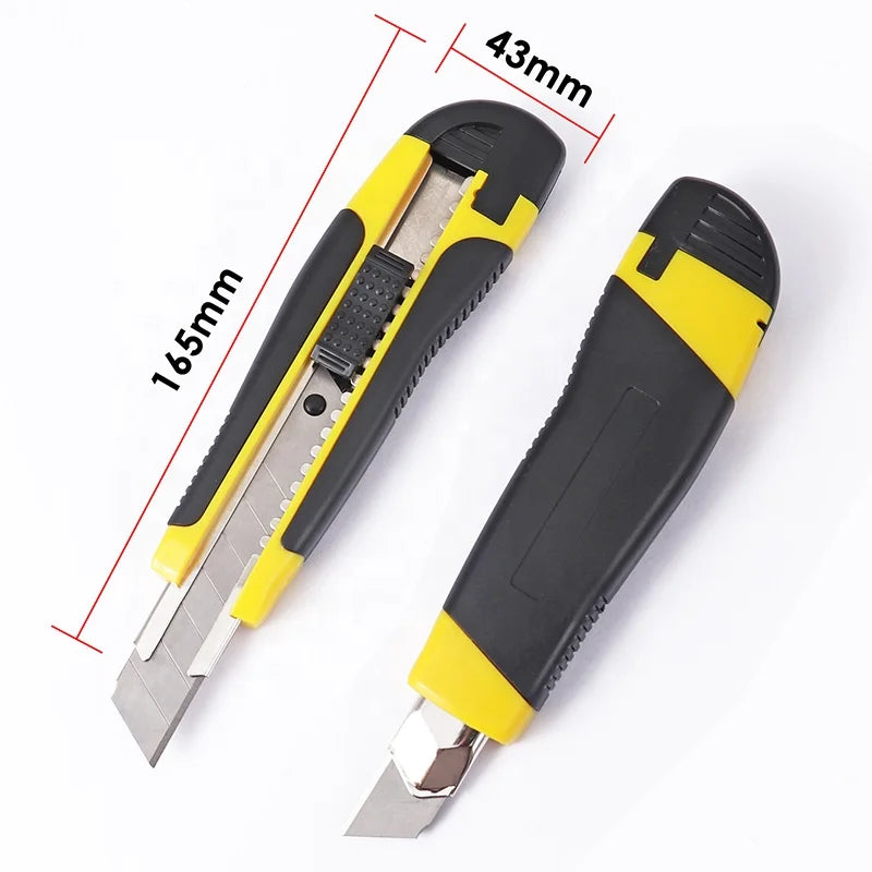 Colourful ABS Utility Knife with 18 mm Snap-Off Blade