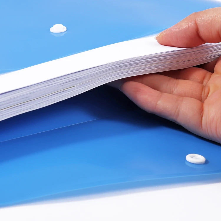 A4 Snap Closure Envelope File Pocket – Solid Colours