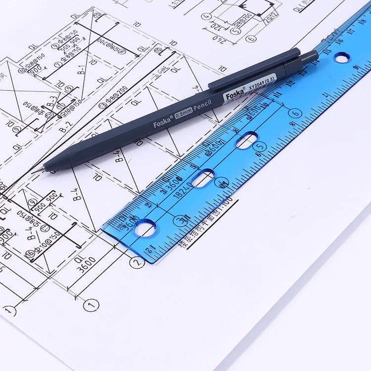 Flexible PVC Ruler Set 30cm – Pack of 3