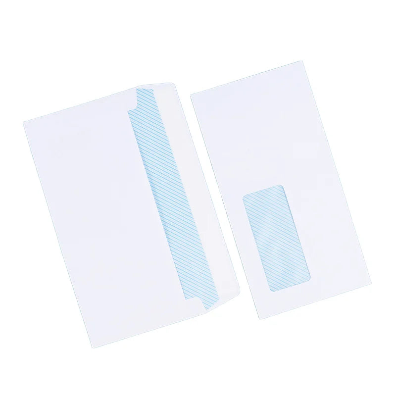 White Peel and Seal Window Mailing Envelope 110 x 220 mm – Pack of 25