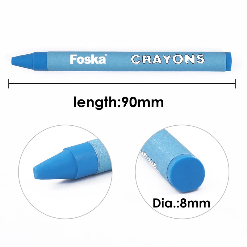 Wax Crayons for Kids – Set of 24