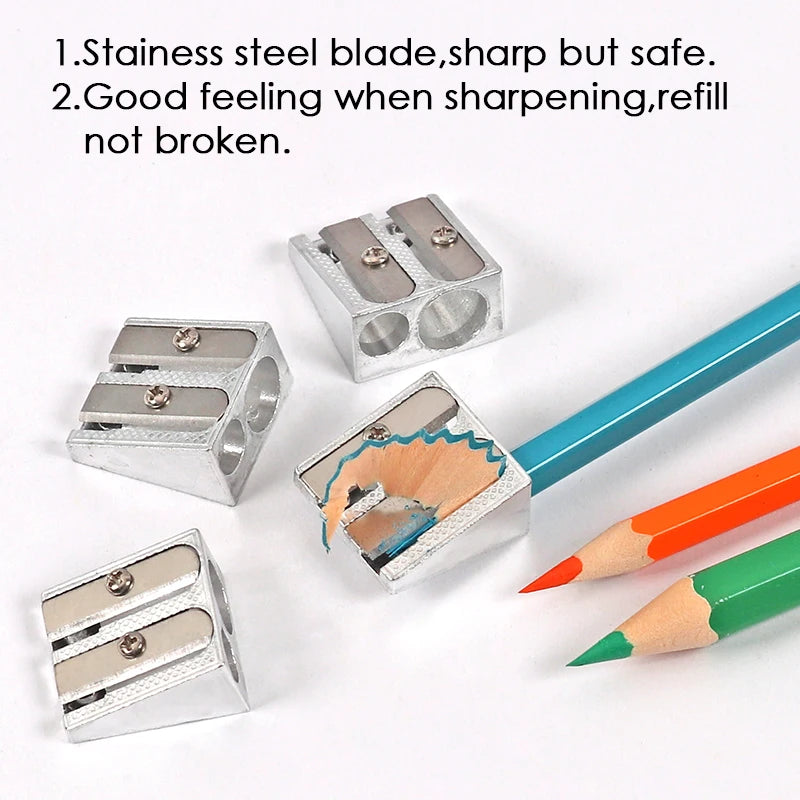 Aluminum Double-Hole Pencil Sharpener
