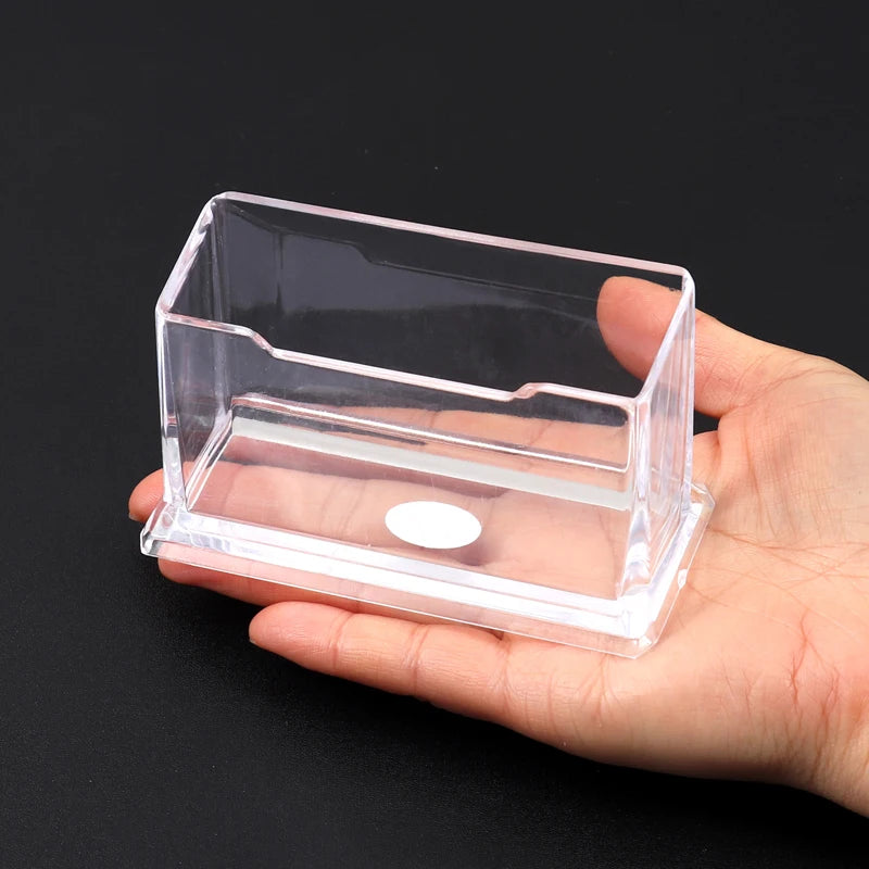 Plastic Name Card Box – Holds 100 Cards