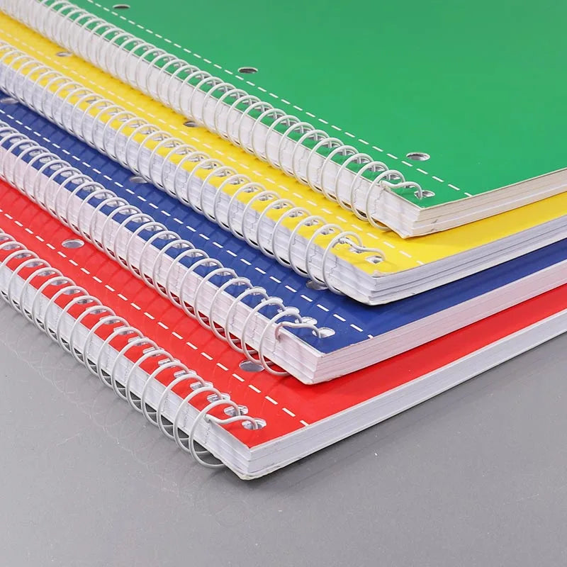 A4 Hard Cover Spiral Notebook 70 Sheets with Perforated Pages