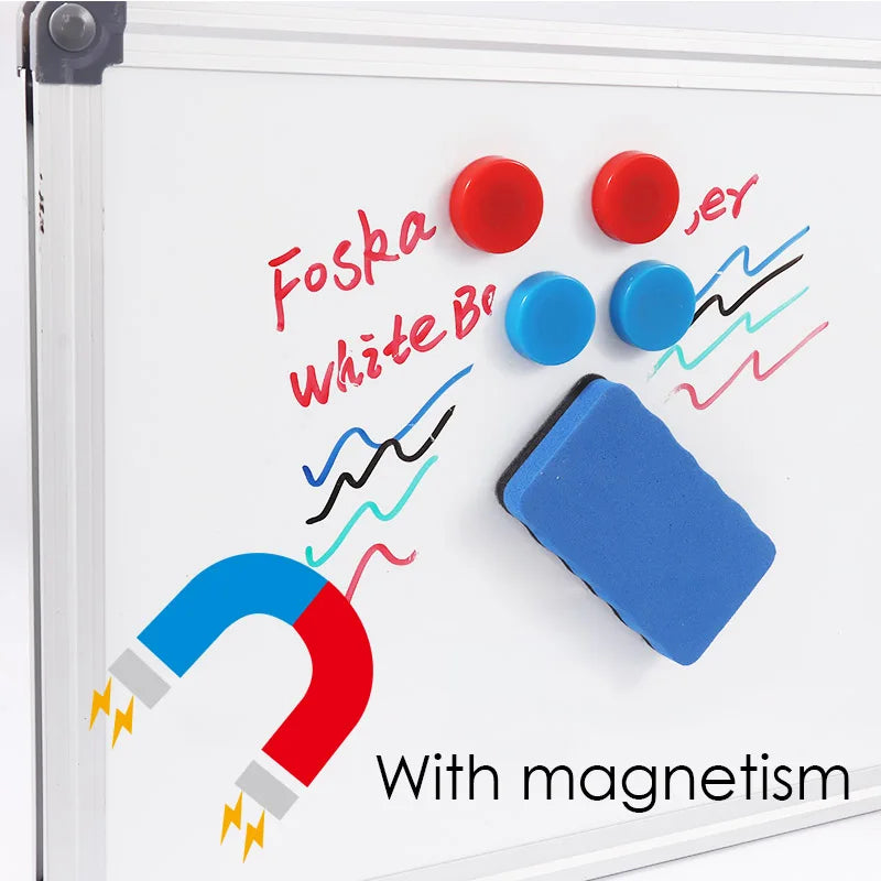 Whiteboard Marker Set of 4 with Eraser and Magnets