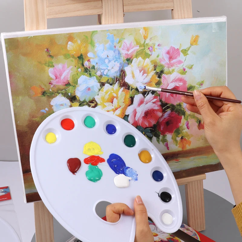 9-Well Plastic Watercolour Mixing Palette 28 x 22cm