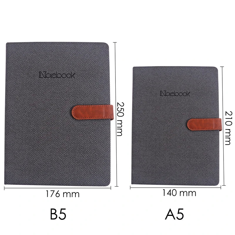 PU Leather Hardcover Buckle Journal Notebook