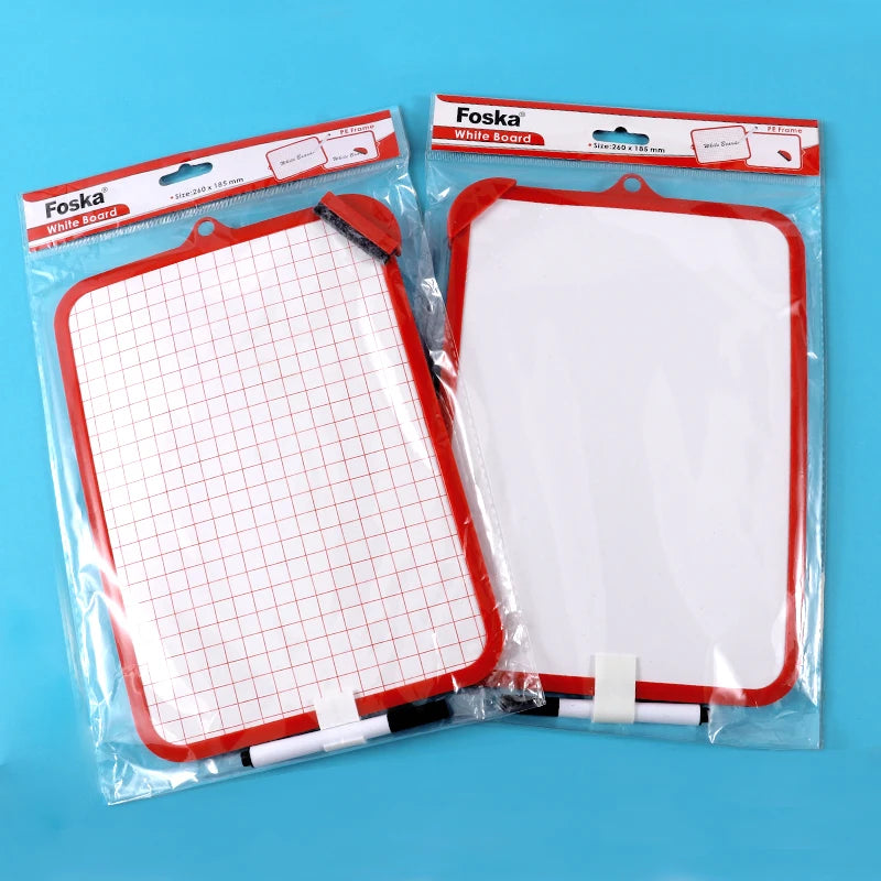 Kids Dry Erase Whiteboard with Pen and Eraser – 26 x 18.5cm