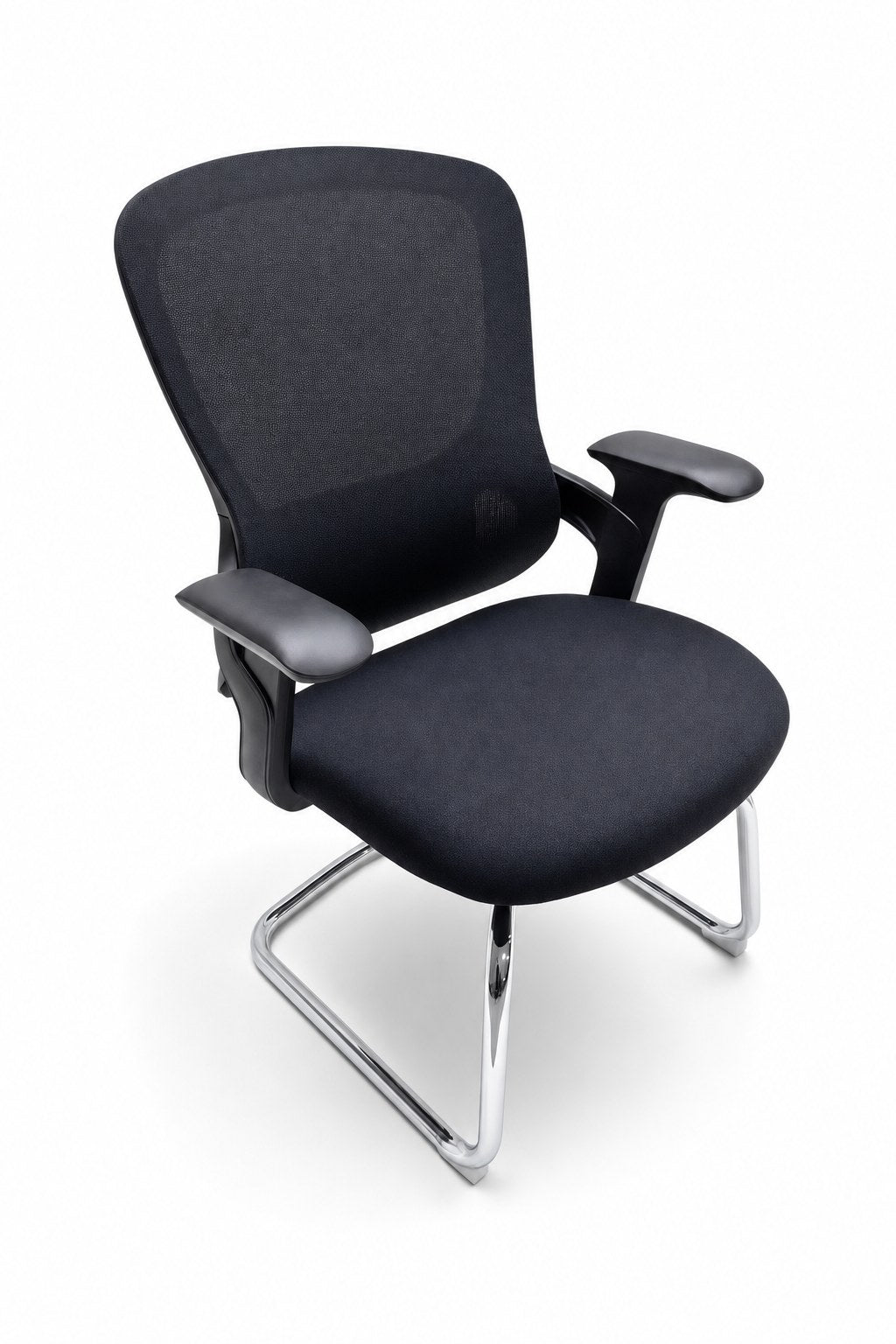 Corsa - Visitors Mesh Chair - Black Frame Side - Office R Us