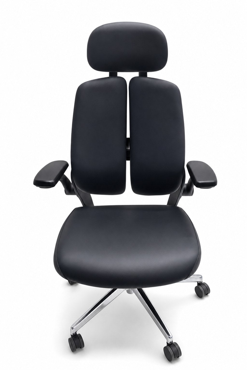 Flexa - Managerial Chair - Dark Grey PU Front - Office R Us