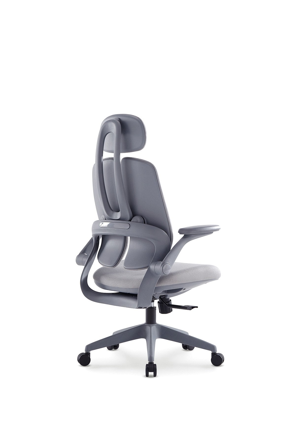 Flexa - Managerial Chair - Grey Back Angle - Office R Us