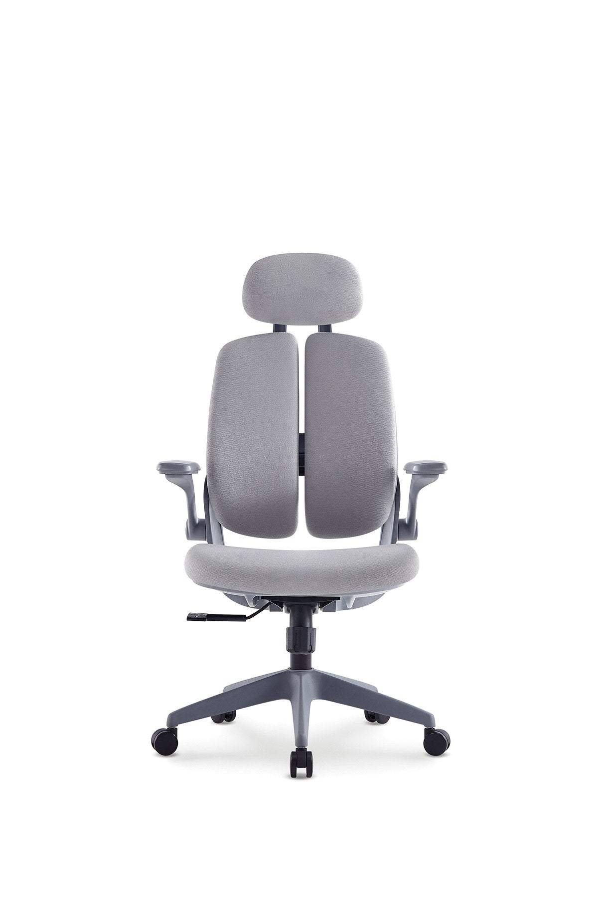 Flexa - Managerial Chair - Grey Front Angle - Office R Us