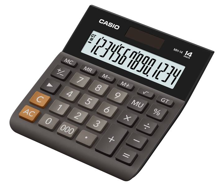Casio MH-14 Desktop Calculator 12-Digit (Black)