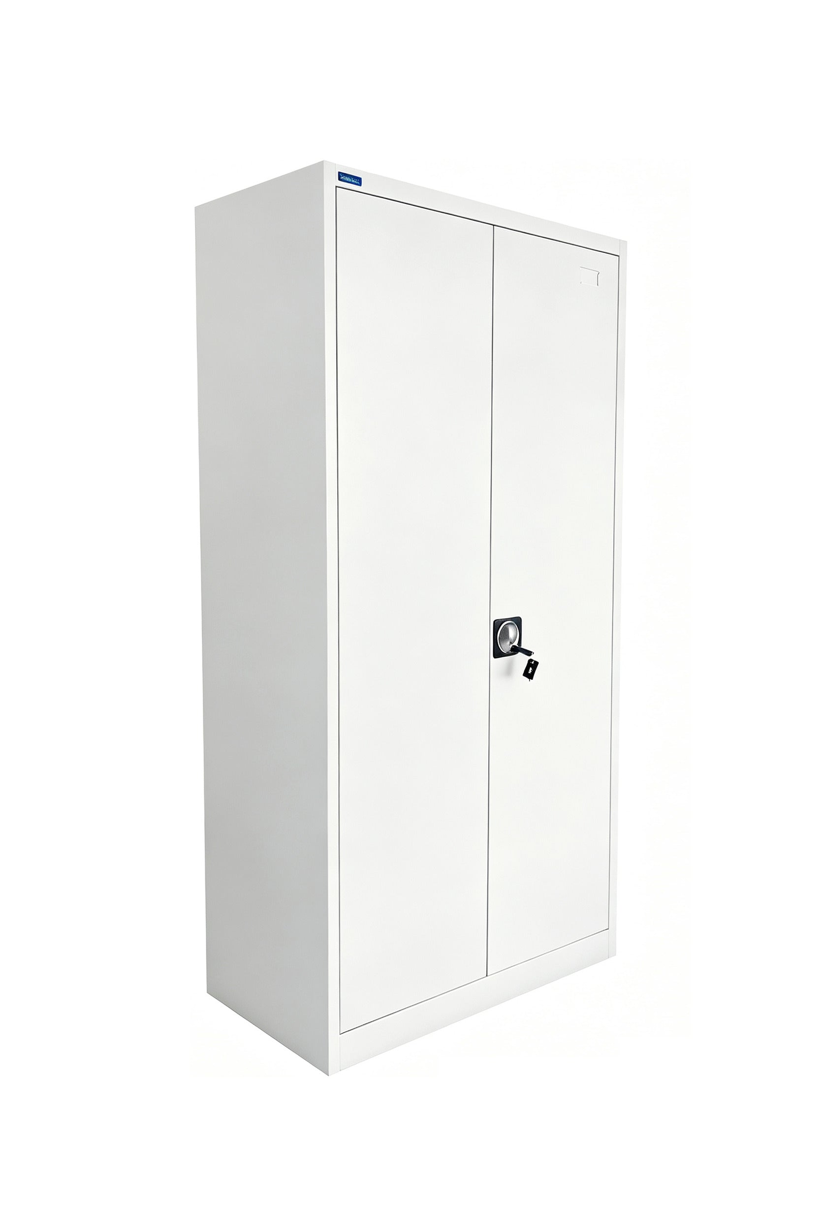Multi-Function Steel Storage Cabinet - Angled View - Office R Us