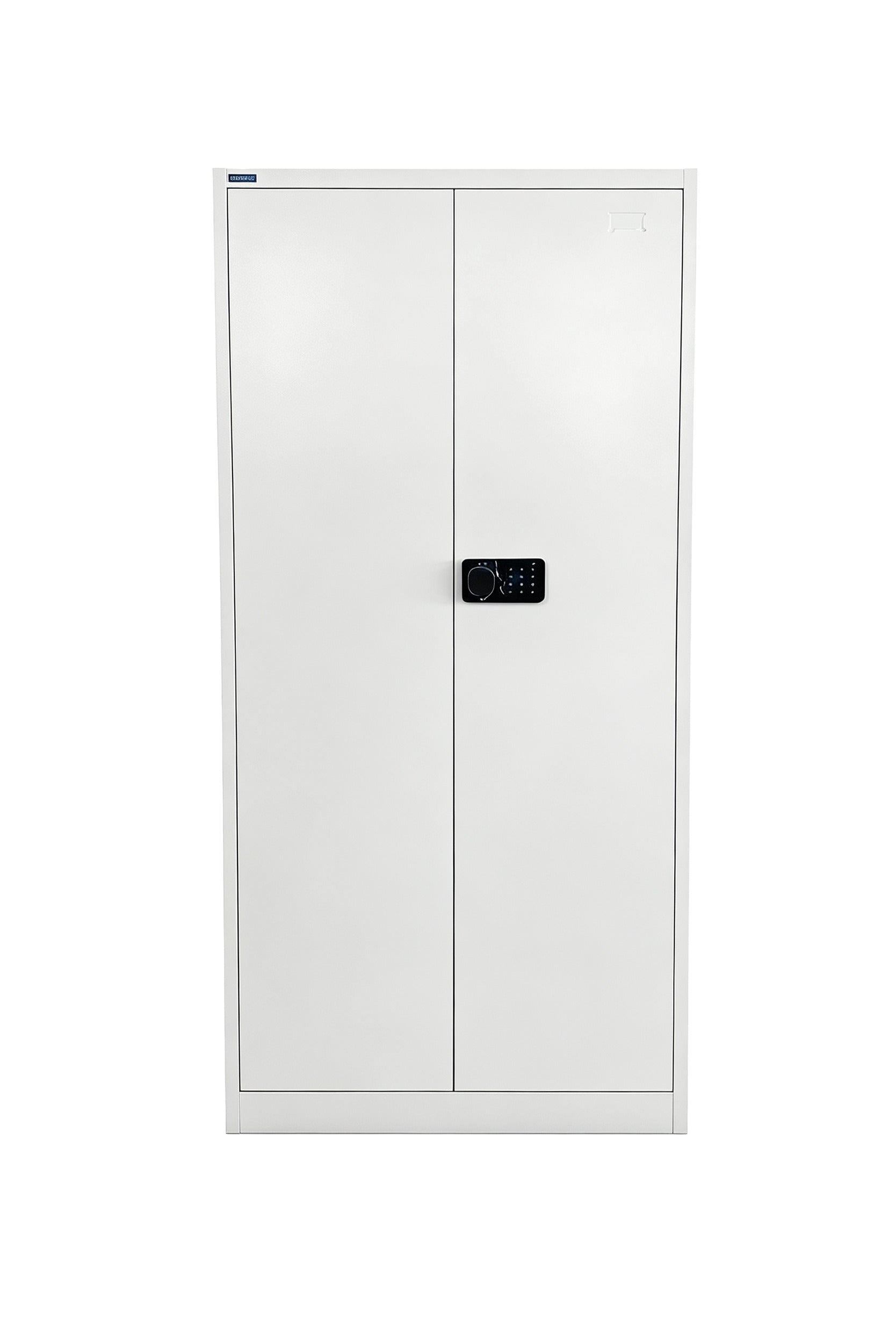 2-Door Steel Storage Cupboard with Digital Lock - Front View - Office R Us