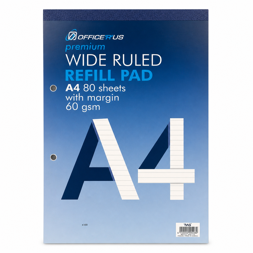A4 Refill Pad (Top Open) - Office R Us Lagos