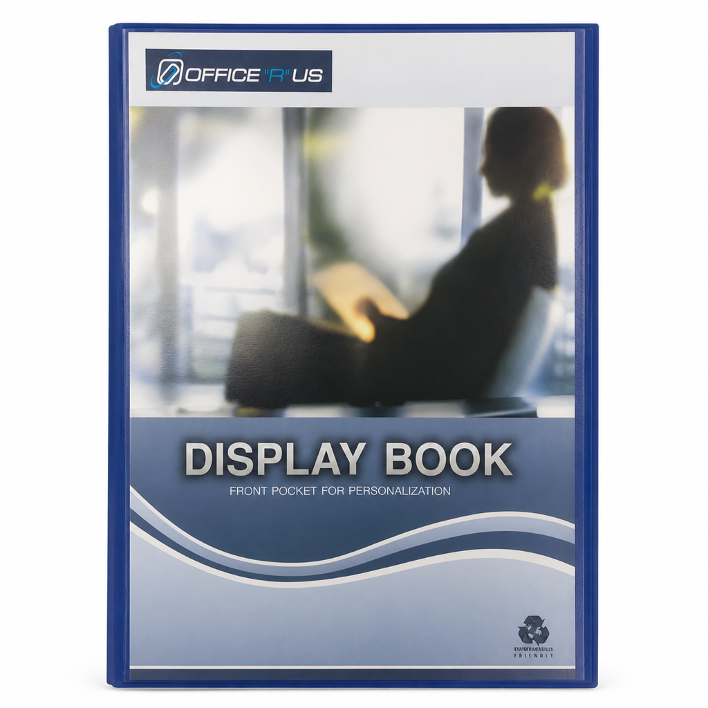 PP Display Book A4 - 40 Pockets With Front Pocket - Blue - Office R Us Lagos