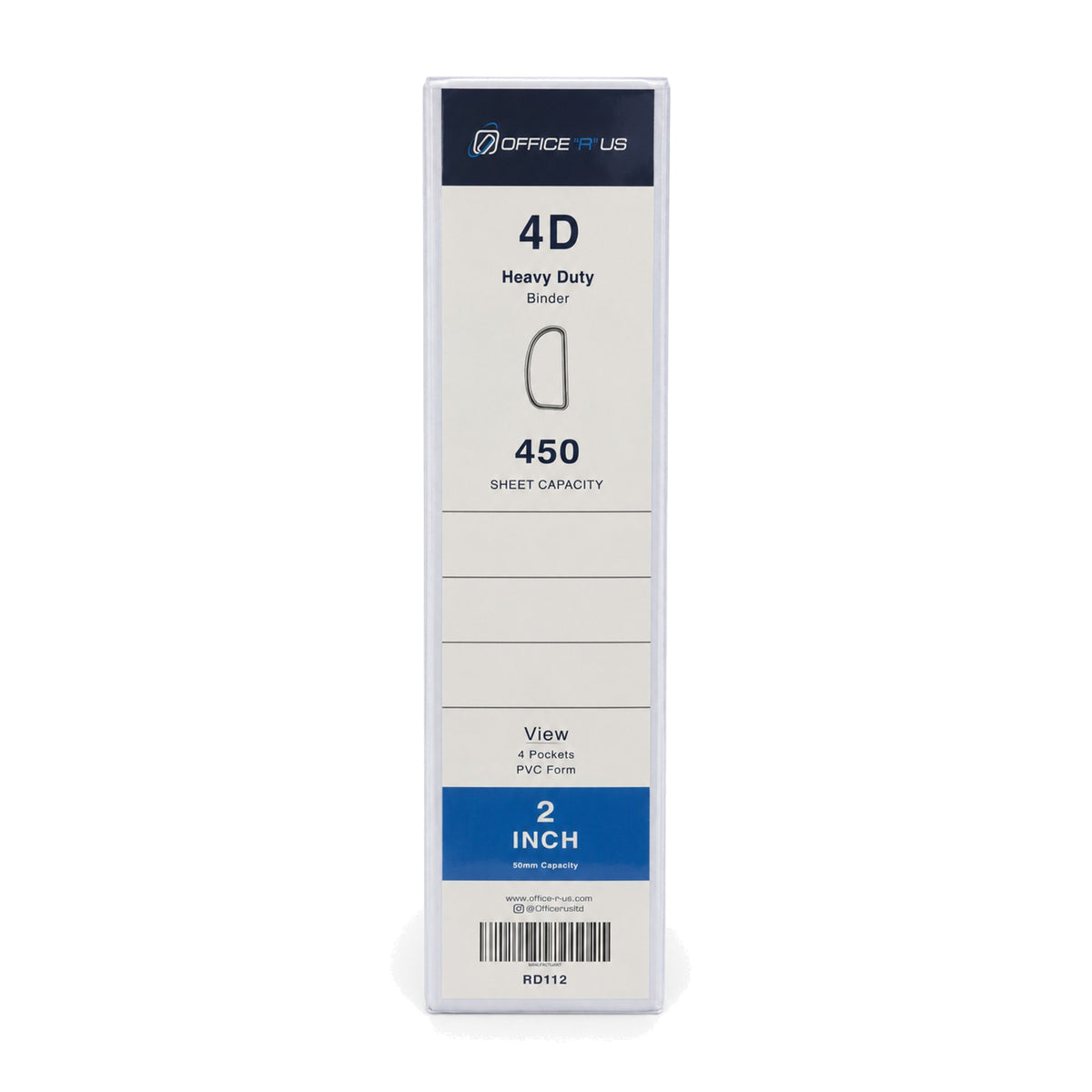 A4 View Binder - 2" Spine - Office R Us