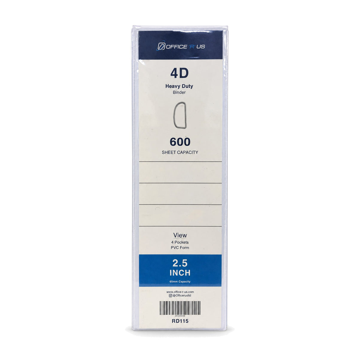 A4 View Binder - 2.5" Spine - Office R Us