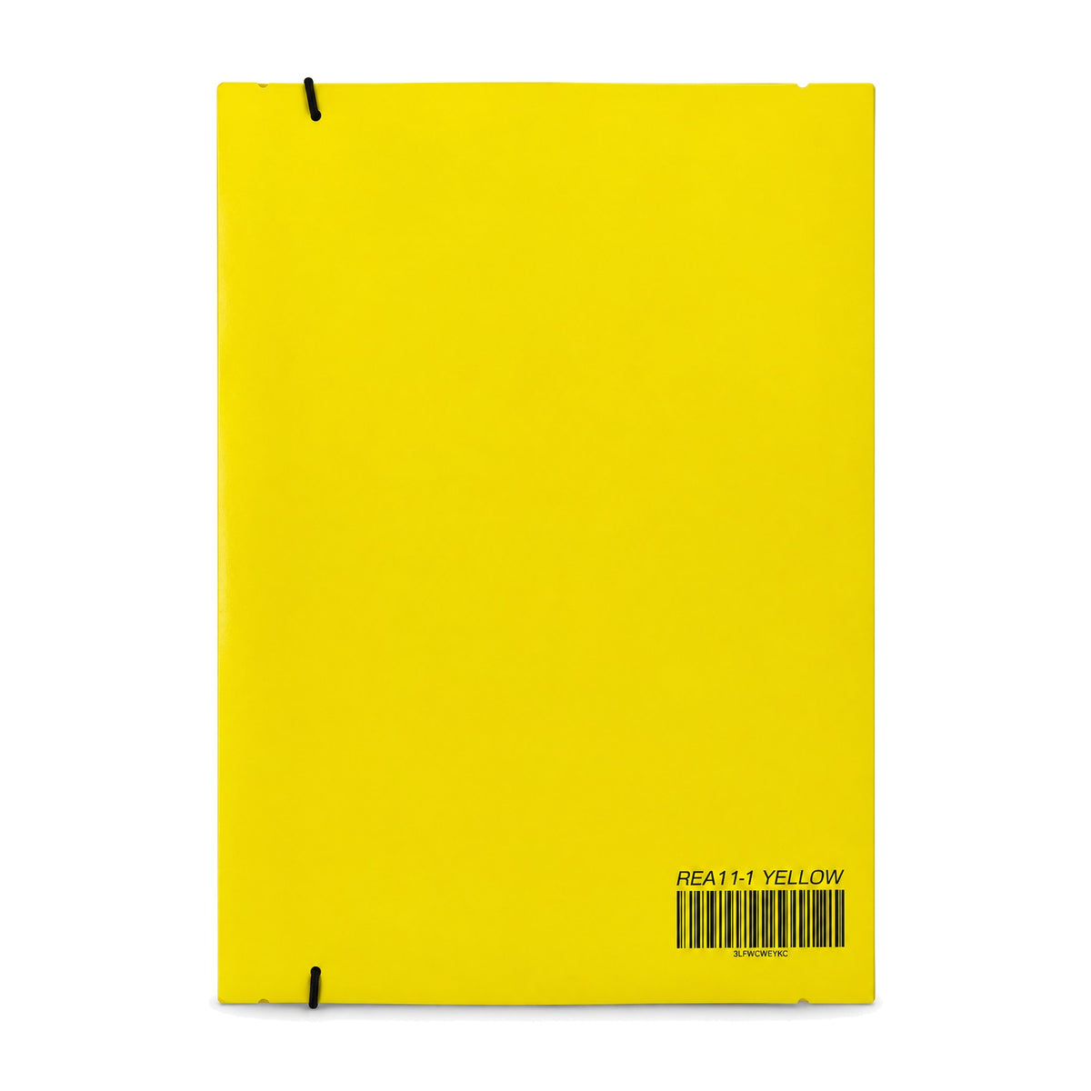 A4 Elastic Band Folder - Yellow Back - Office R Us