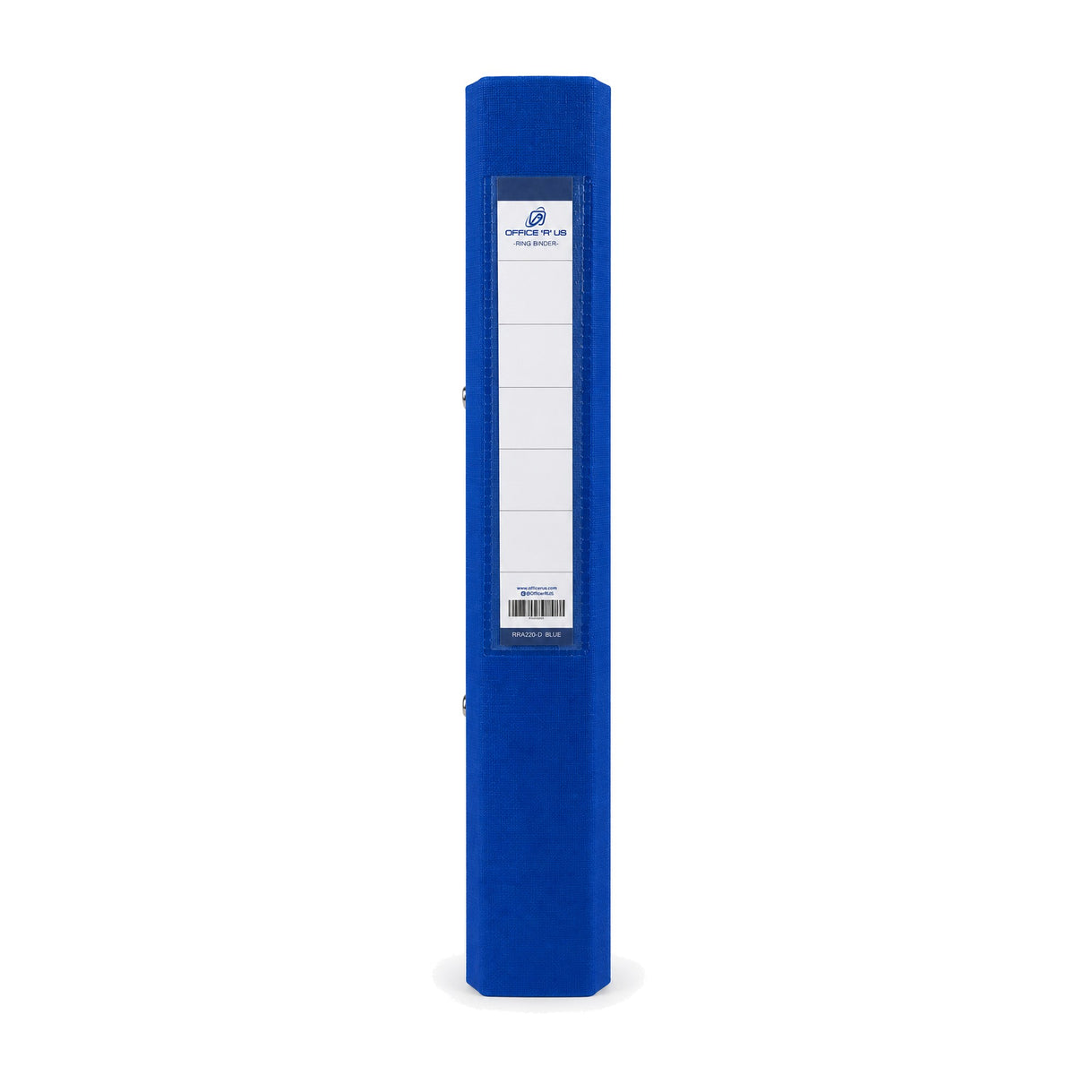 PP/Paper A4 2 D-Ring Binder 1" - Blue Spine - Office R Us