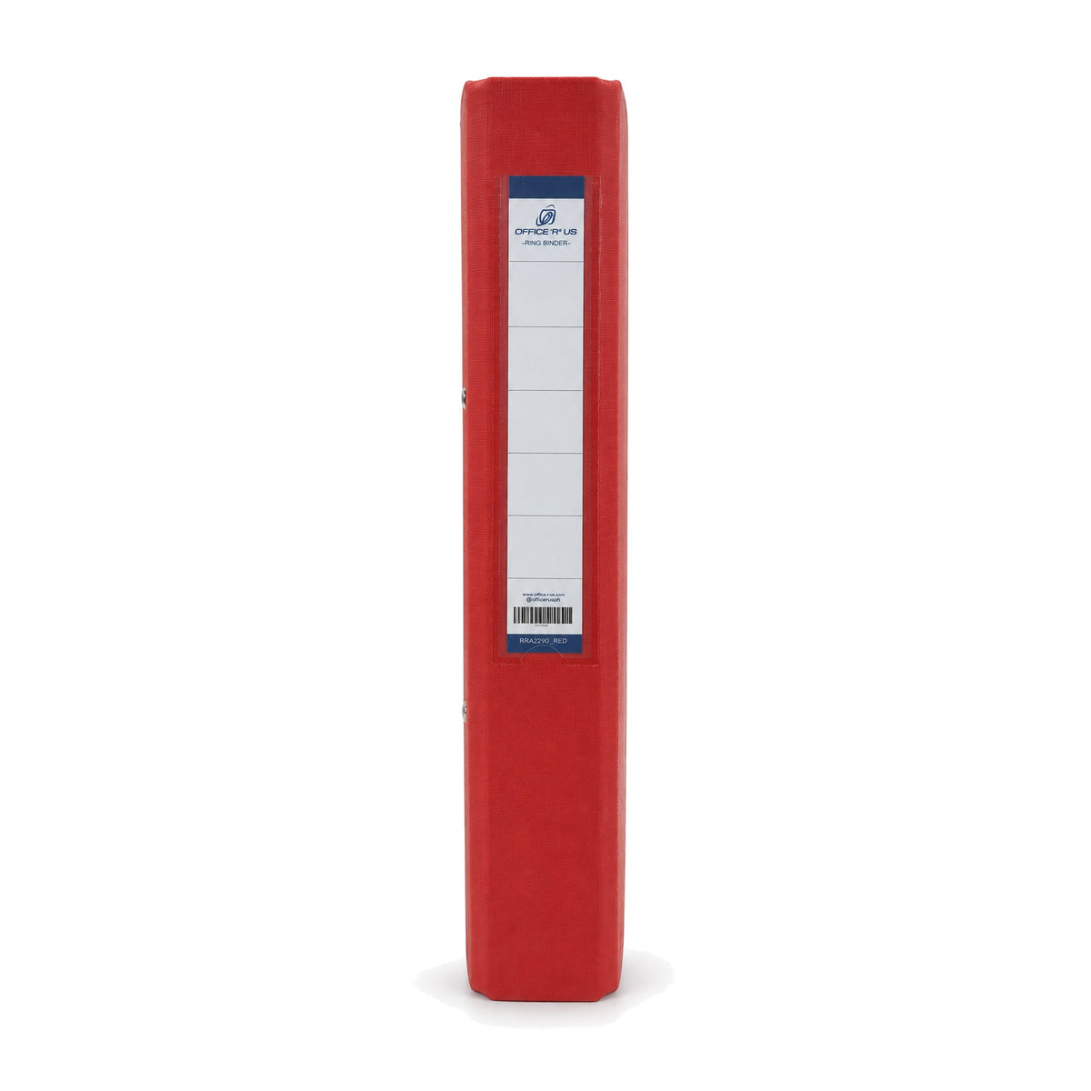 PP/Paper A4 2 D-Ring Binder 1" - Red Spine - Office R Us