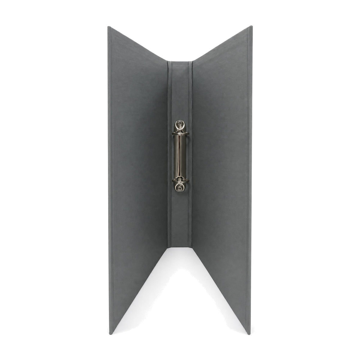 PP/PP A4 2 O-Ring Binder 1" - Grey Open - Office R Us