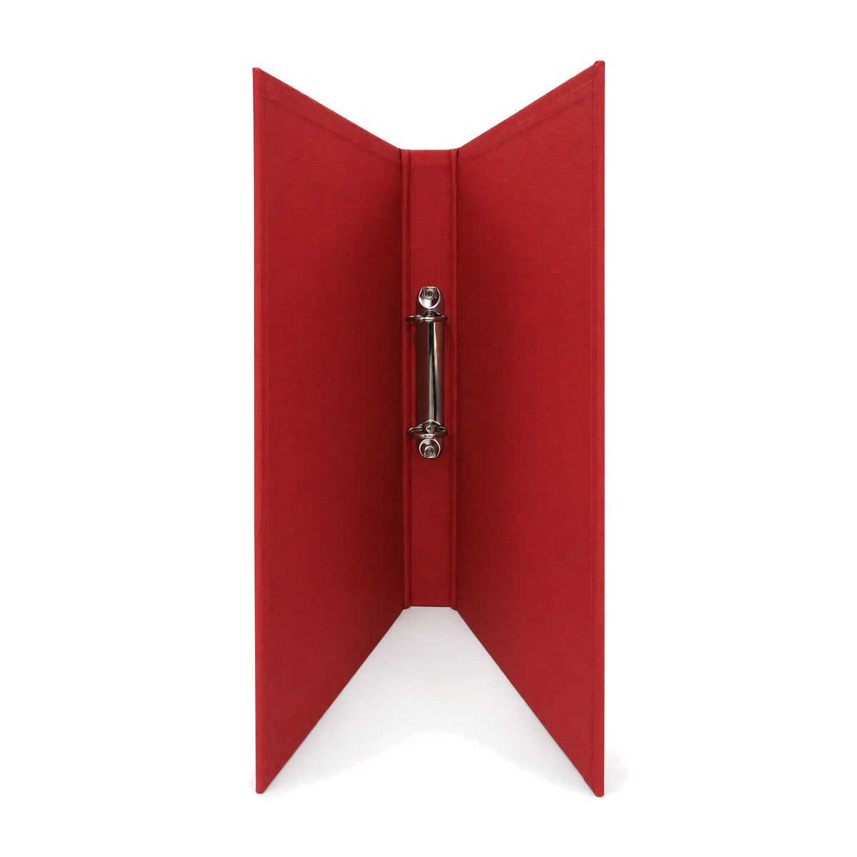 PP/PP A4 2 O-Ring Binder 1" - Red Open - Office R Us