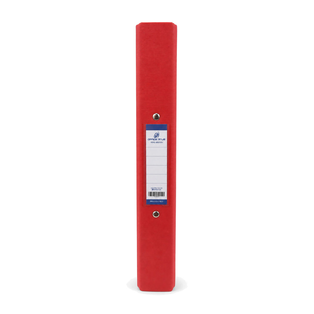 PP/PP A4 2 O-Ring Binder 1" - Red Spine - Office R Us