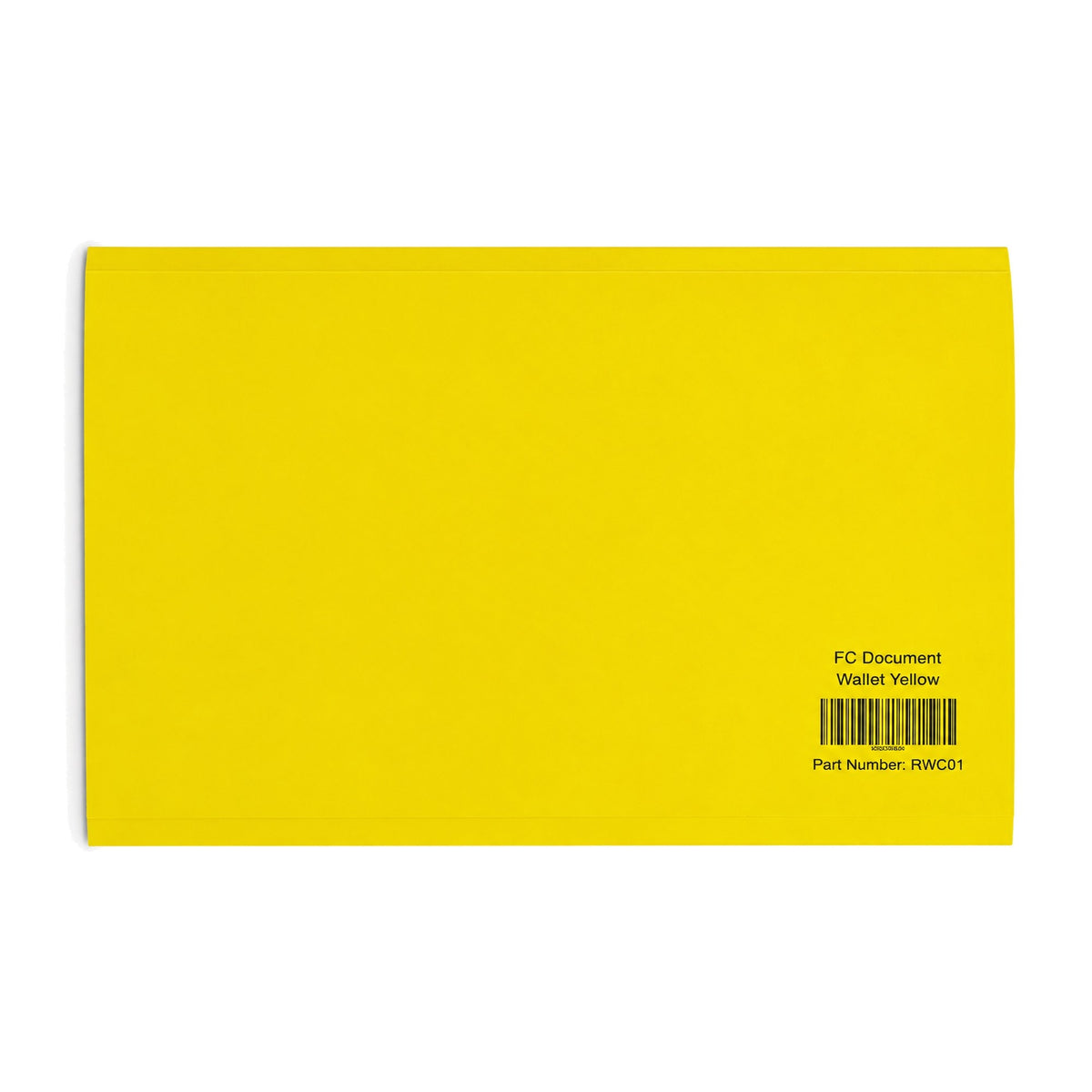 FC Paper Wallet - Yellow Back - Office R Us