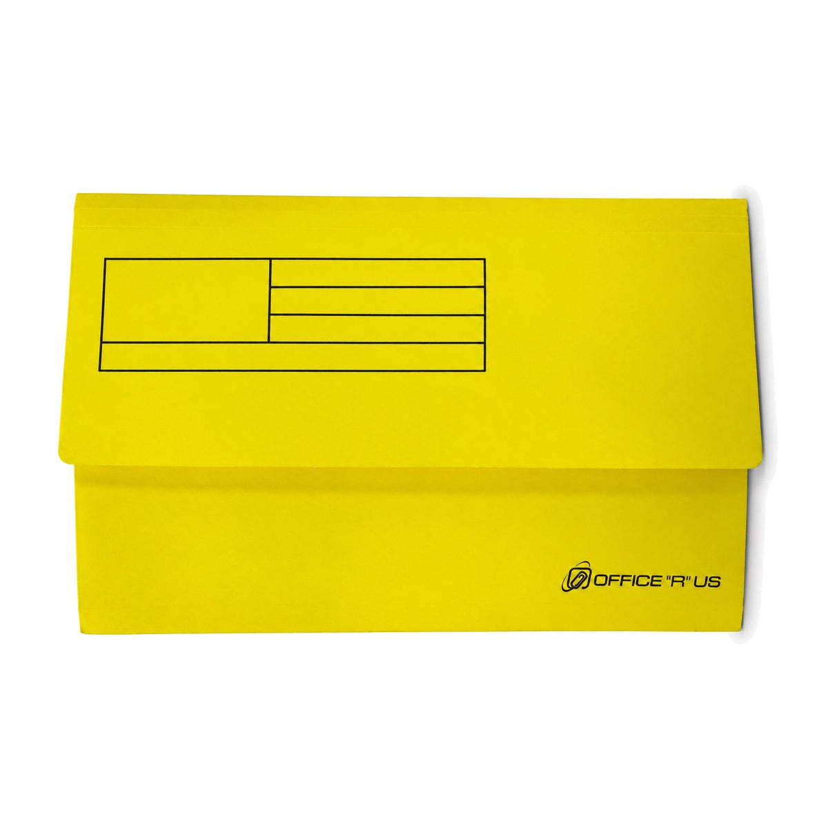 FC Paper Wallet - Yellow Front Cover - Office R Us