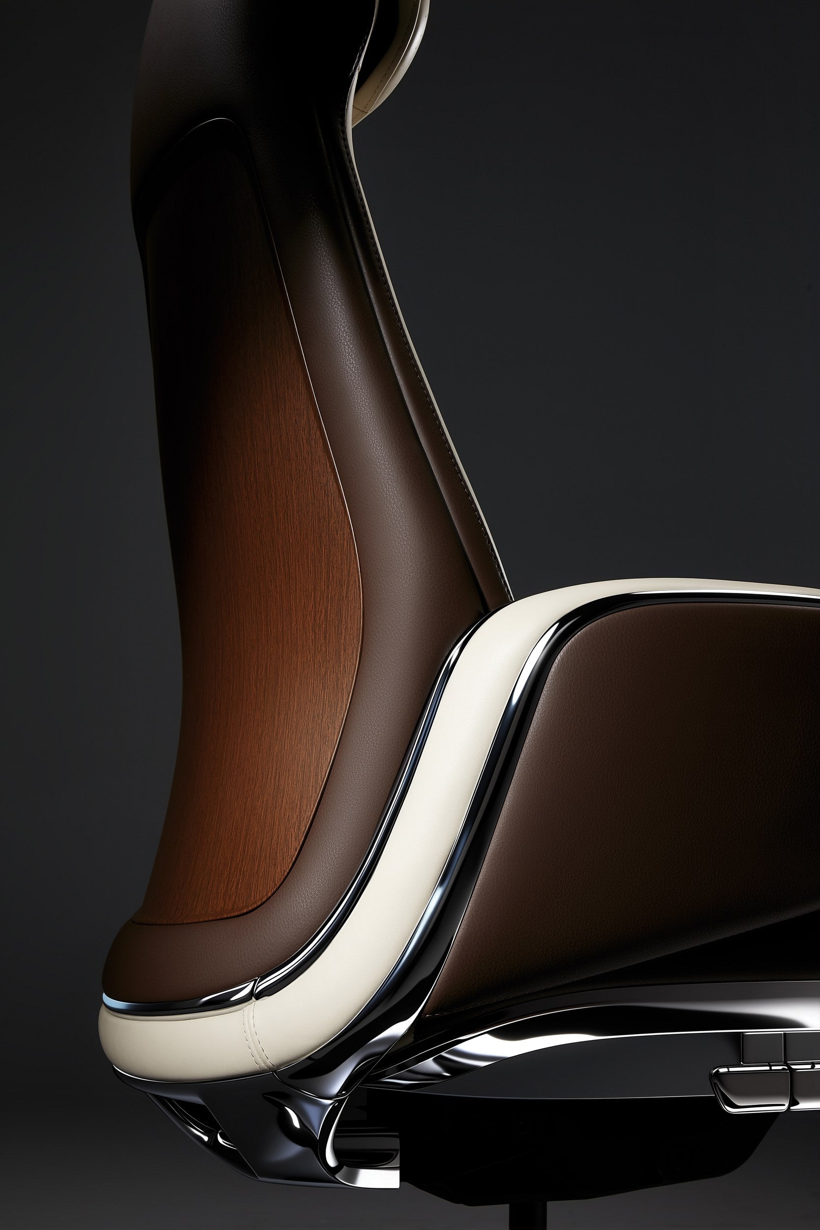 Otto - Real Leather Executive Chair - Leather Detail - Office R Us